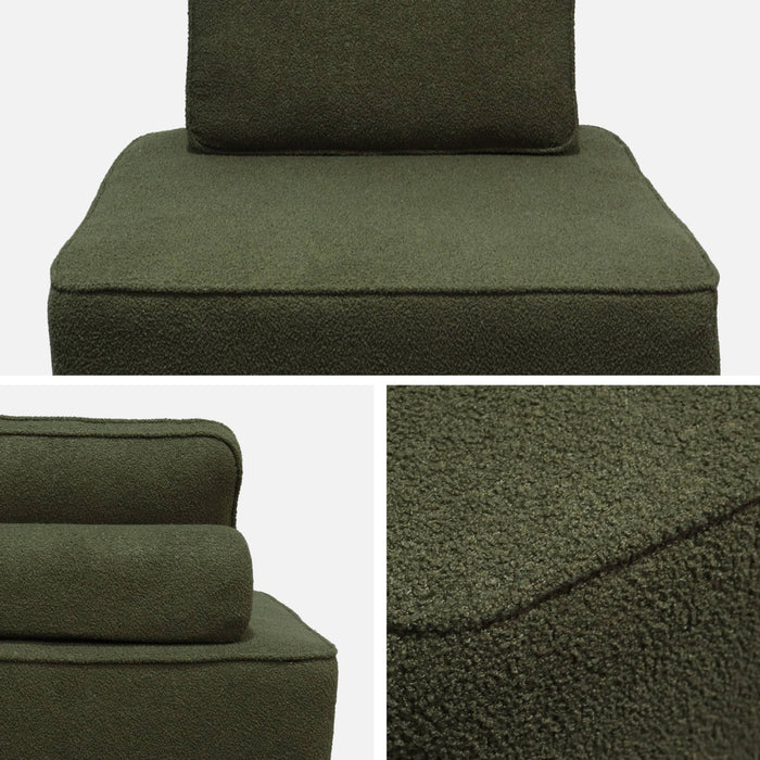 sweeek - Fauteuil boucléstof 1 zitplaats