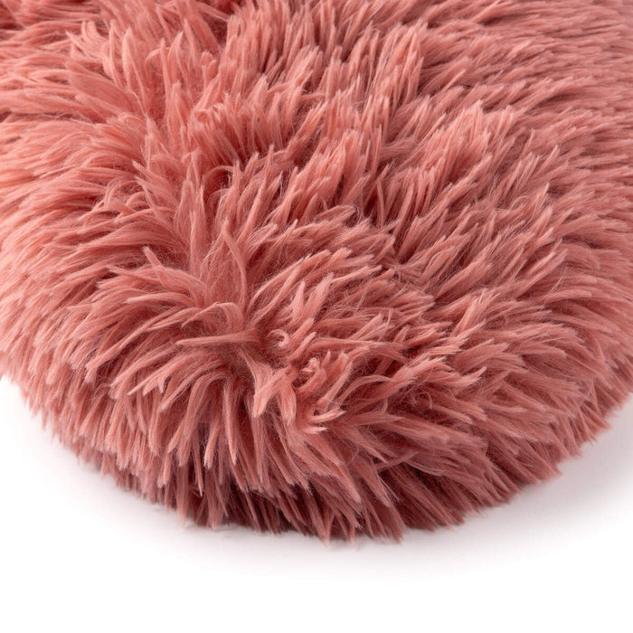 HART - sierkussen 40x45 cm - hartjeskussen - fluffy - Mauveglow - roze