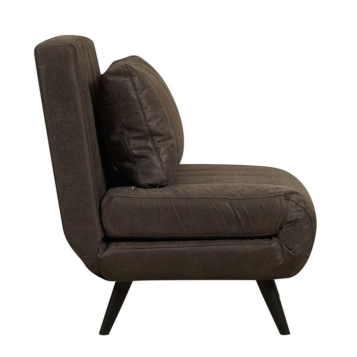 Bronx71 Slaapfauteuil Hanna antraciet eco-leer