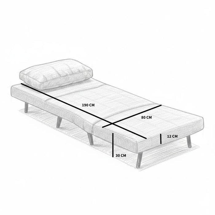 Bronx71 Velvet slaapfauteuil Hanna taupe