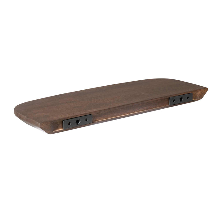 StarFurn - Wandplank Bruin Hout - Set van 3 - 60x20x15cm - Gusta
