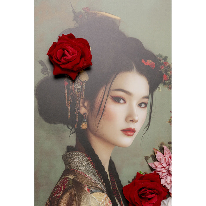 Schilderij vrouw in kimono 84x124cm Kare Design