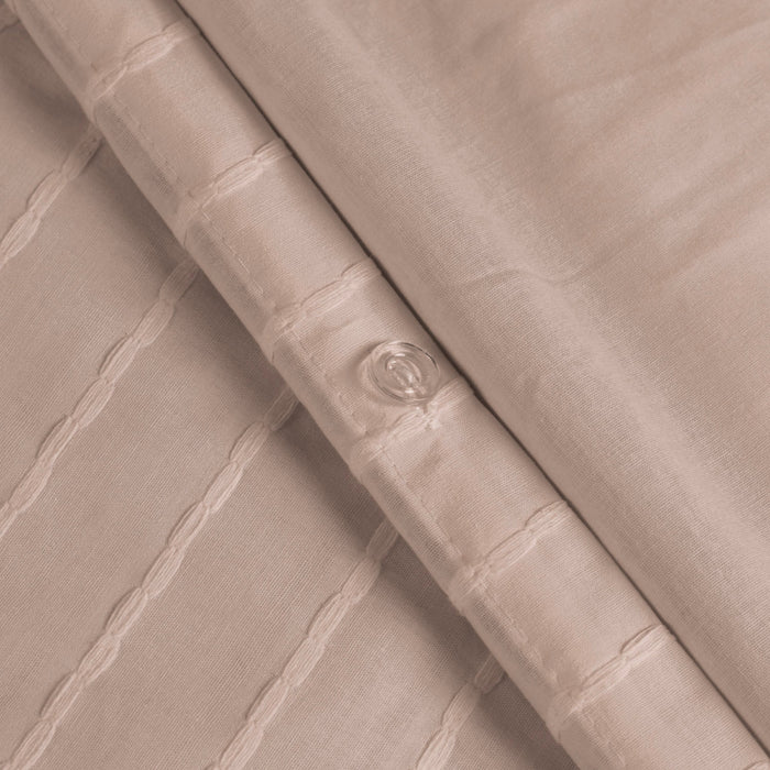 LINNICK Dekbedovertrek Katoen Renforcé Estina - sand