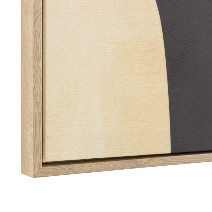 HOMER - Décoration murale 63x93cm imprimés abstraits, cadre naturel