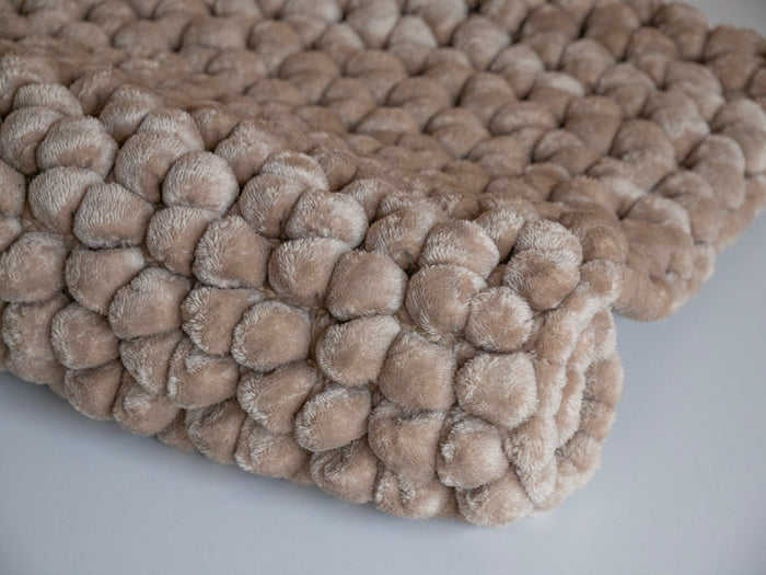 Onyx Badmat Sand | 60 x 100 cm | Beige | Polyester | Katoen