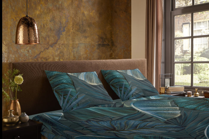 Pure Dekbedovertrek Micropercal Joost - petrol