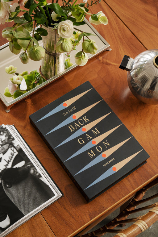 Printworks Spel Classic - Art of Backgammon - Antraciet