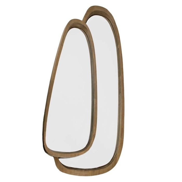 Vtw Living - Spiegel Hout Organisch - Asymmetrisch - 29 x 3.5 x 84 cm
