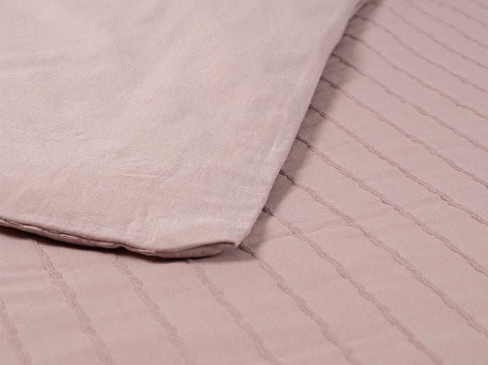 LINNICK Dekbedovertrek Katoen Renforcé Estina - light pink