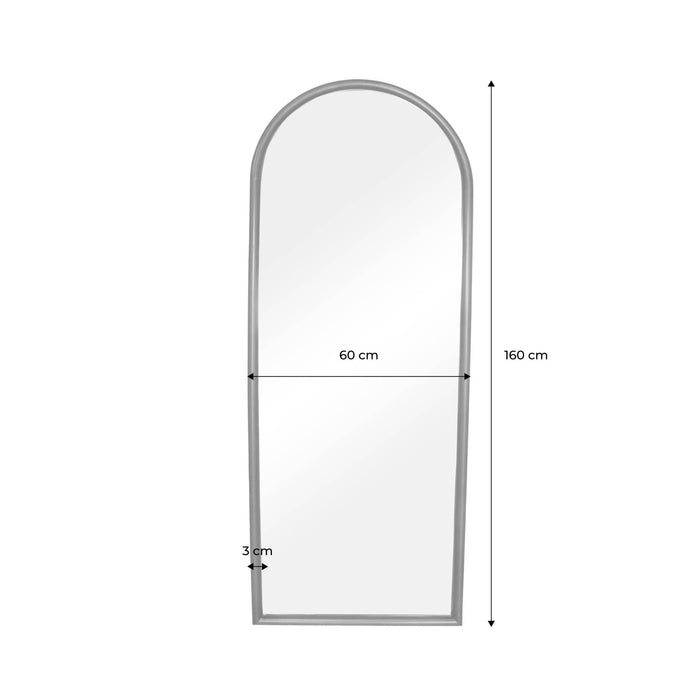 sweeek - Spiegel met boogvorm van grenenhout