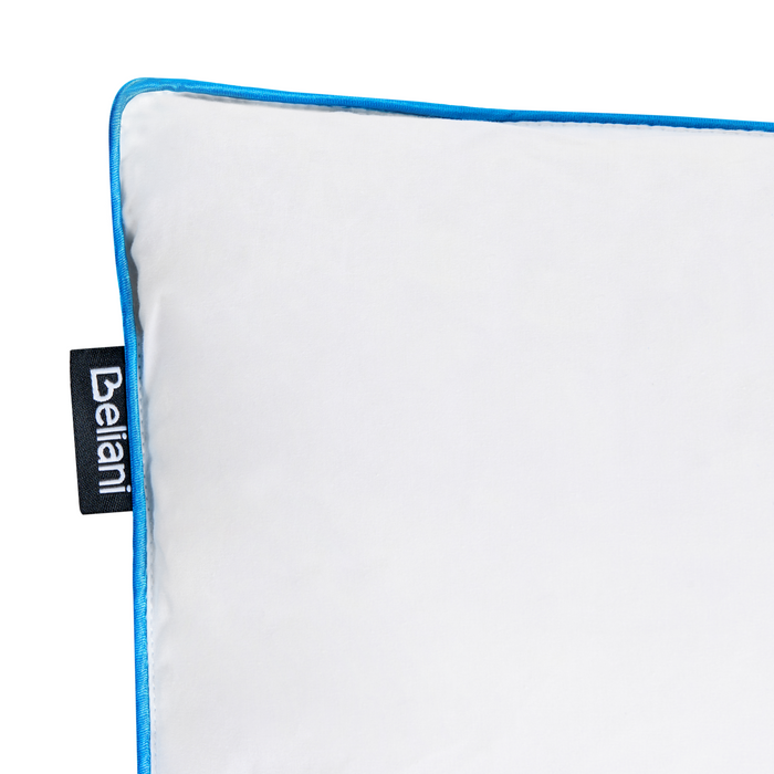 Beliani-ANETO-Hoofdkussen 3 vakken-Wit-40 x 80 cm-Hoog-Eendenveren