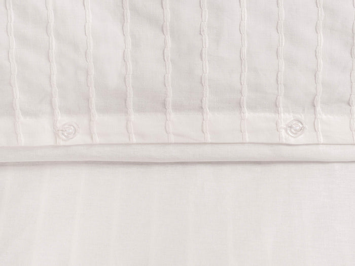 LINNICK Dekbedovertrek Katoen Renforcé Estina - white