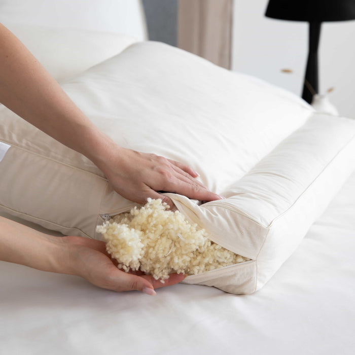 Terschellinger Wolweelde - Wol Kussen- 60x70cm