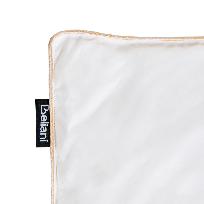 Beliani-ETNA-Hoofdkussen 3 vakken-Wit-50 x 60 cm-Hoog-Eendenveren