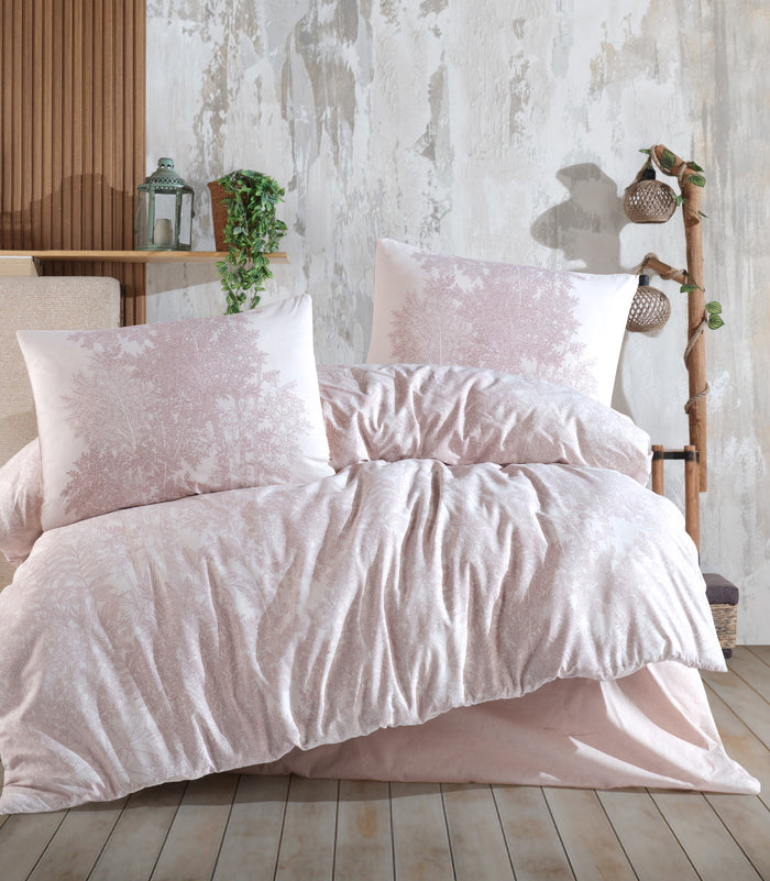 LINNICK Dekbedovertrek Katoen Renforcé Ramina - beige