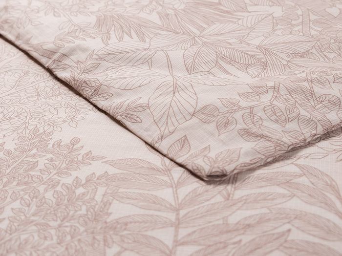 LINNICK Dekbedovertrek Katoen Renforcé Ramina - beige