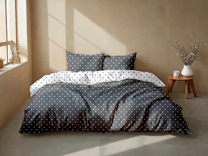 Zo Home Dekbedovertrek Katoen Punta di Cotone - pewter grey