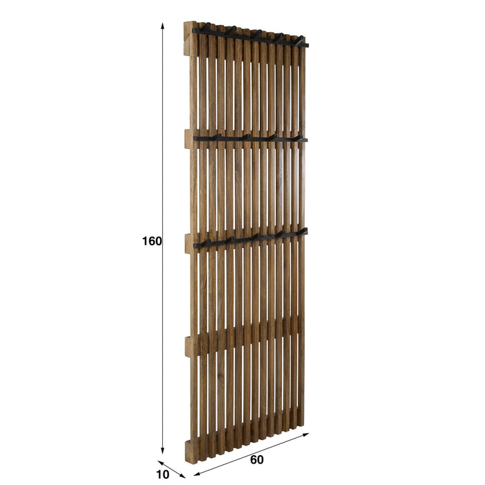 Giga Meubel - Kapstok Hout - 14-Haaks - 161x60x10cm - Tweak