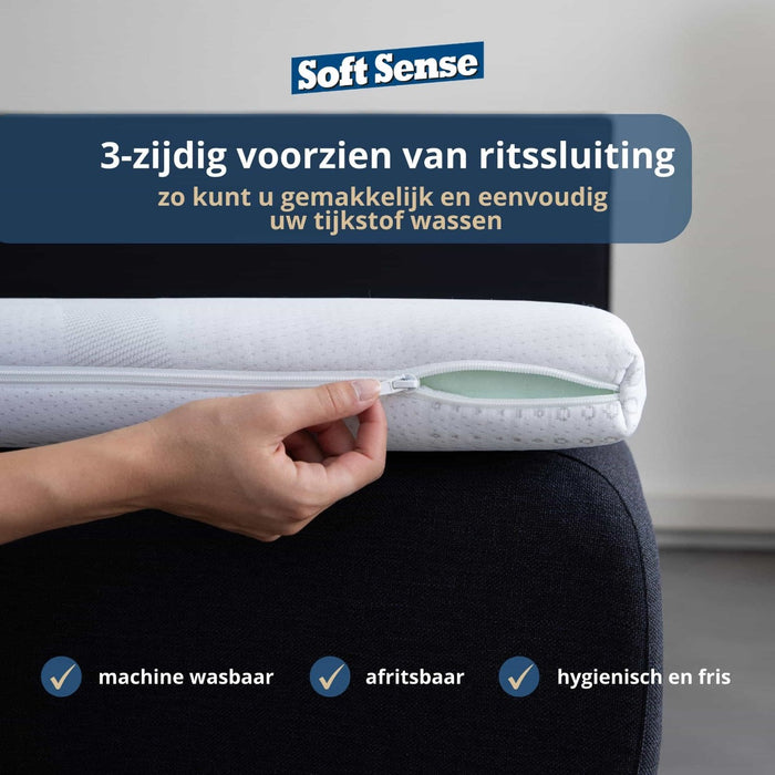 H&D Soft Sense - Koudschuim Topmatras - 140x210cm