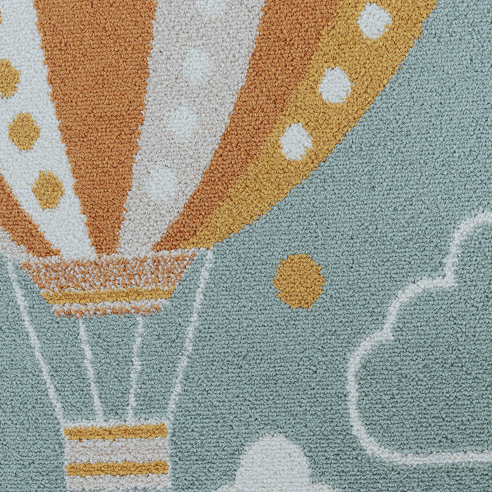 by fonQ Balloon Vloerkleed 80 x 150 cm - Blauwgrijs