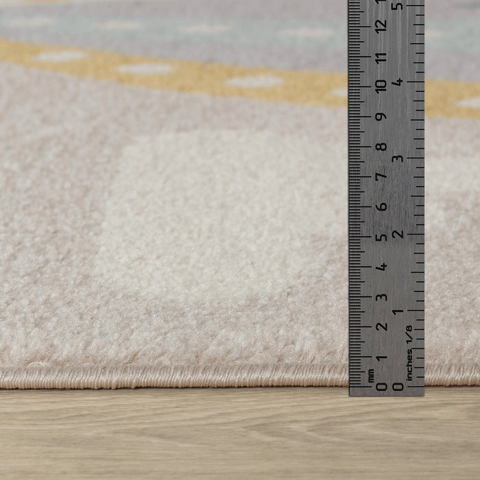 by fonQ Balloon Vloerkleed 80 x 150 cm - Lichtgrijs