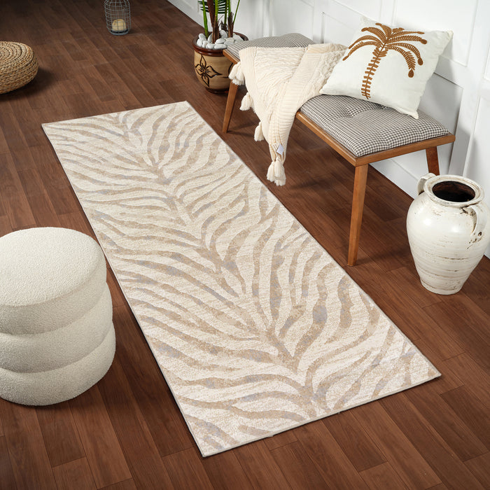 by fonQ Zarae Runner Vloerkleed 80 x 220 cm - Zand