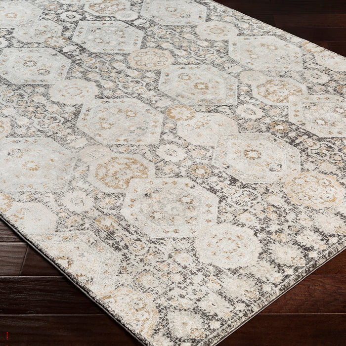 by fonQ Faded Vloerkleed 130 x 170 cm - Zwart