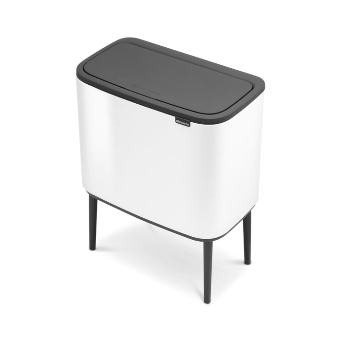 Brabantia Bo Touch Bin Afvalemmer 3 x 11 L - Wit