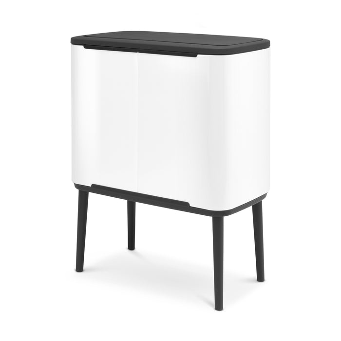 Brabantia Bo Touch Bin Afvalemmer 3 x 11 L - Wit
