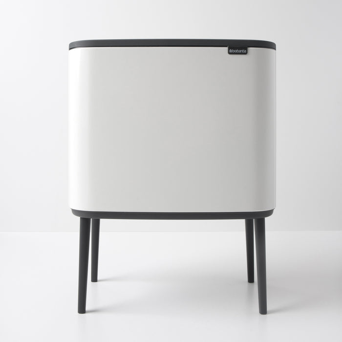 Brabantia Bo Touch Bin Afvalemmer 3 x 11 L - Wit