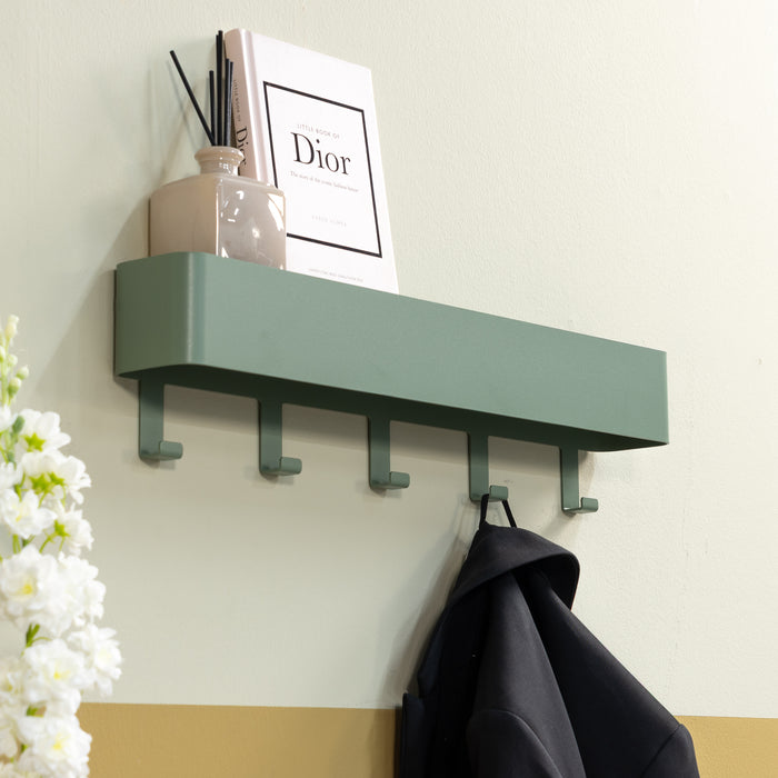 Spinder Design Dax Play 5 Wandkapstok H 12 cm - Dusty Green