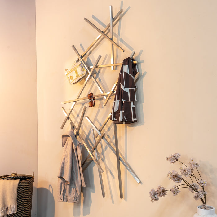 Spinder Design Matches Wandkapstok L - RVS