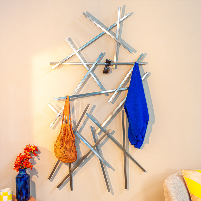 Spinder Design Matches Wandkapstok L - RVS