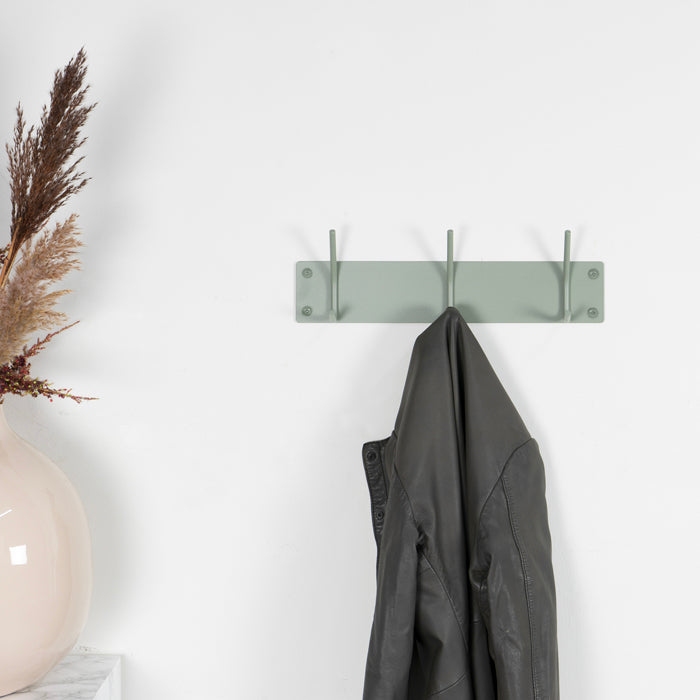 Spinder Design Fusion 3 Wandkapstok - Dusty Green