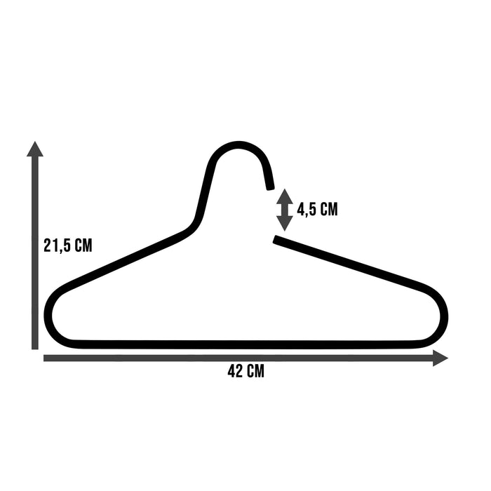 Spinder Design Victorie Kledinghanger 5 st. - Goud