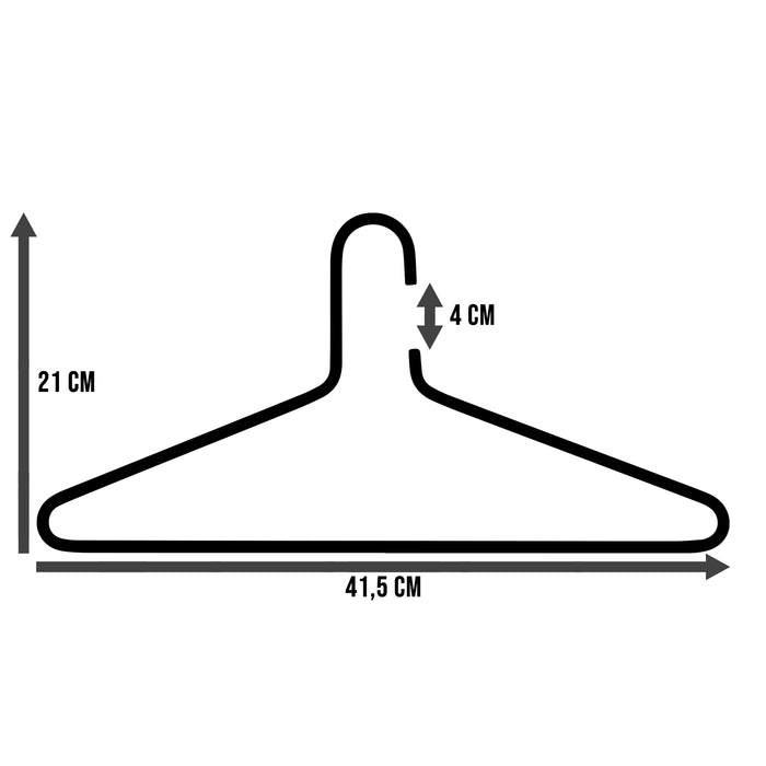 Spinder Design Senza 6 Kledinghanger 3 st. - RVS