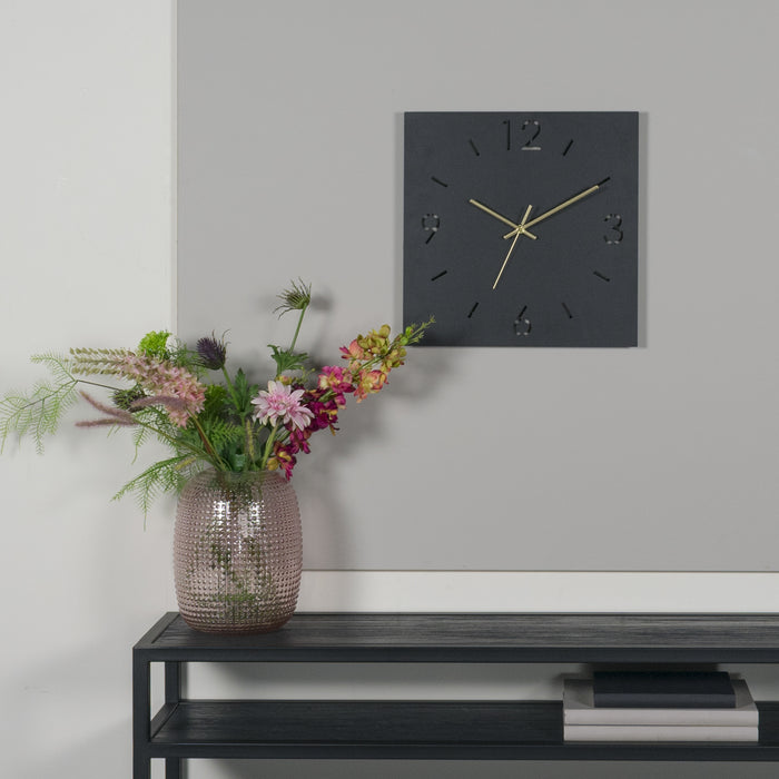 Spinder Design Time Wandklok H 40 x B 40 cm - Zwart