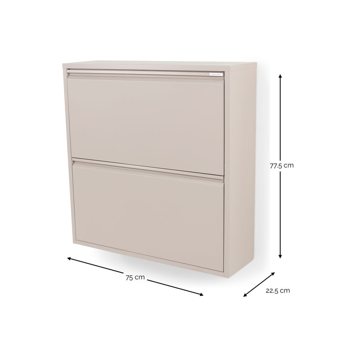 Spinder Design Billy 2 Schoenenkast - Silky Taupe