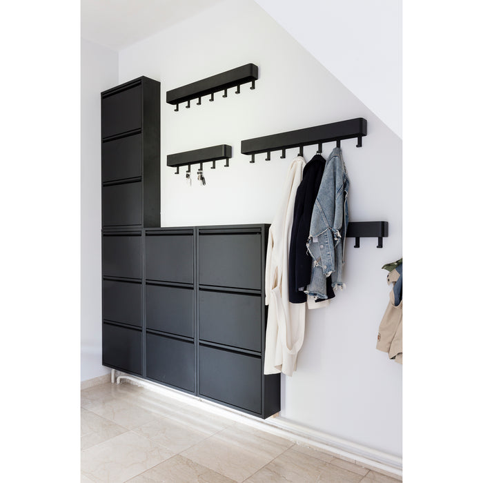 Spinder Design Billy 3 Schoenenkast - Zwart