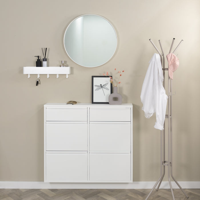 Spinder Design Billy 6 Schoenenkast - Wit