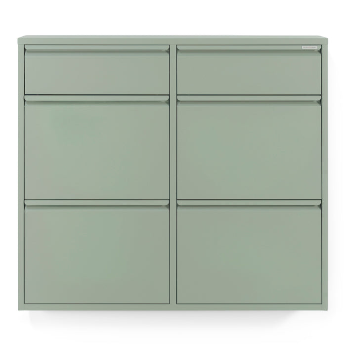 Spinder Design Billy 6 Schoenenkast - Dusty Green