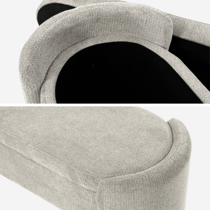 sweeek - Opbergkistbank, eigentijds stoffen bedeinde