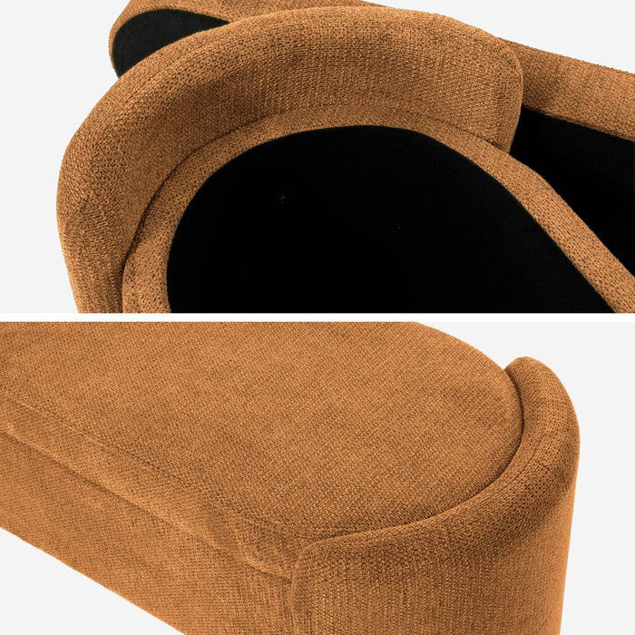 sweeek - Opbergkistbank, eigentijds stoffen bedeinde