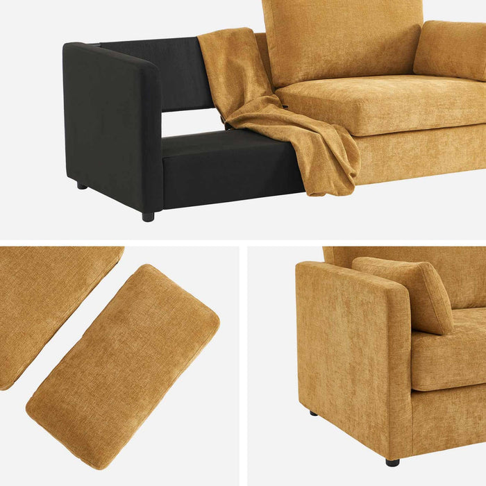 sweeek - Tweepersoons bank afneembare stoffen hoes