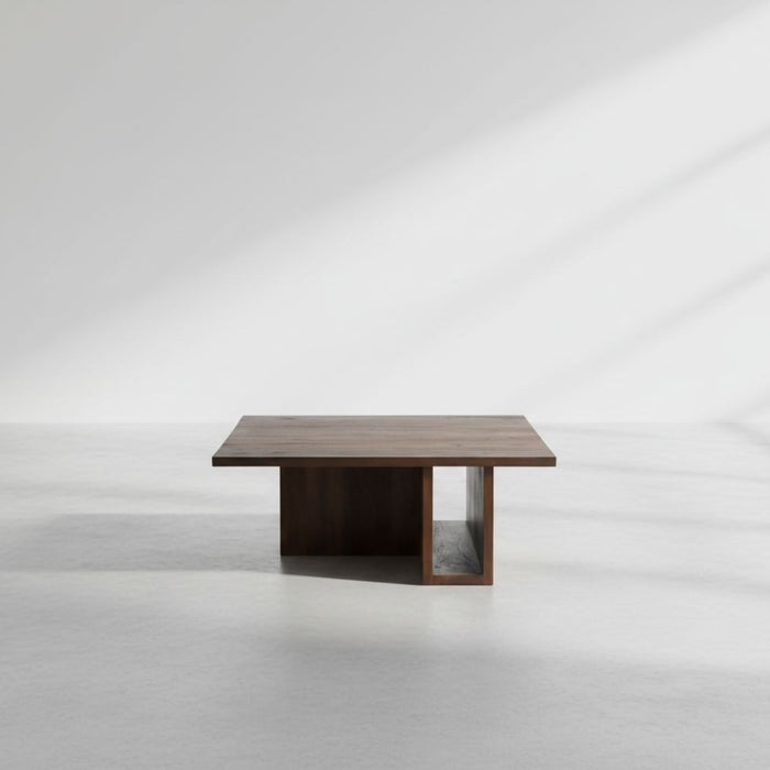 Giga Meubel - Salontafel Vierkant Donkerbruin Hout - 85cm - Onni