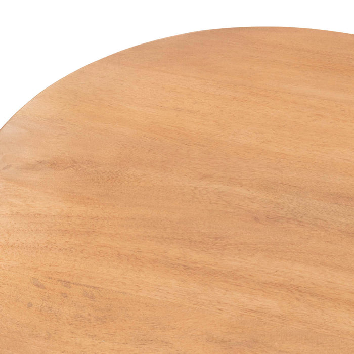 Giga Meubel - Salontafel Rond Naturel Hout - 60x60x41cm - Salvador
