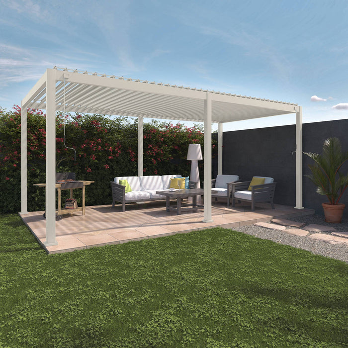 sweeek - Pergola met lamellendak, 3x6m