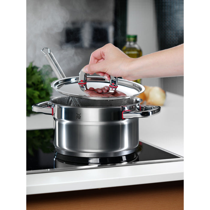 WMF Premium One Kookpan hoog met deksel - Ø200mm