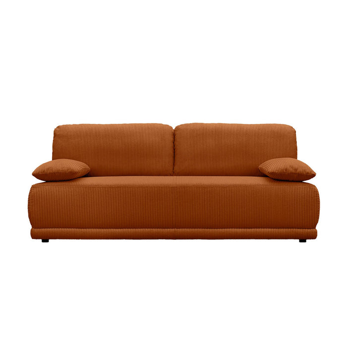 sweeek - Uitklapbare bank 3 zitplaatsen corduroy