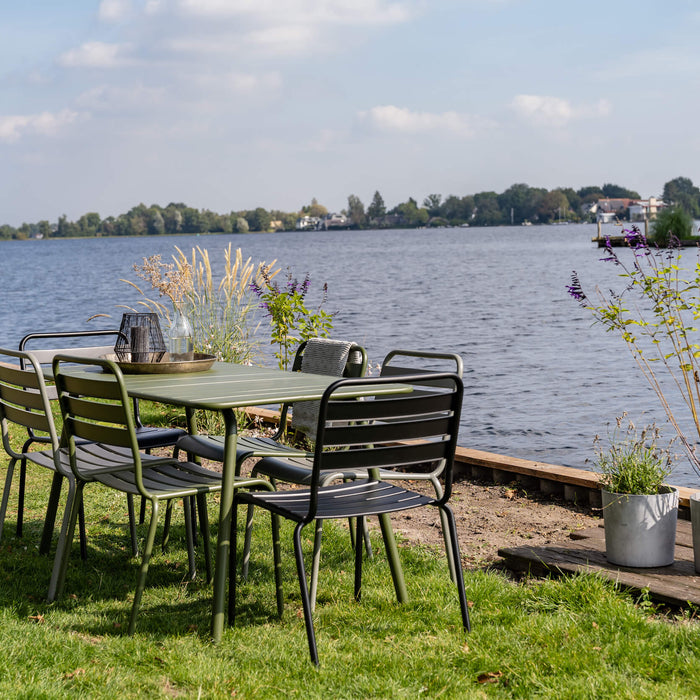 Metalen tuistoel Max XXL muisgrijs